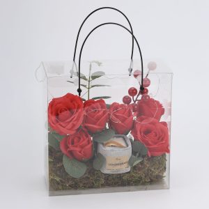 Set quà tặng nến thơm decor hoa sáp thơm ( ship 1h hcm)